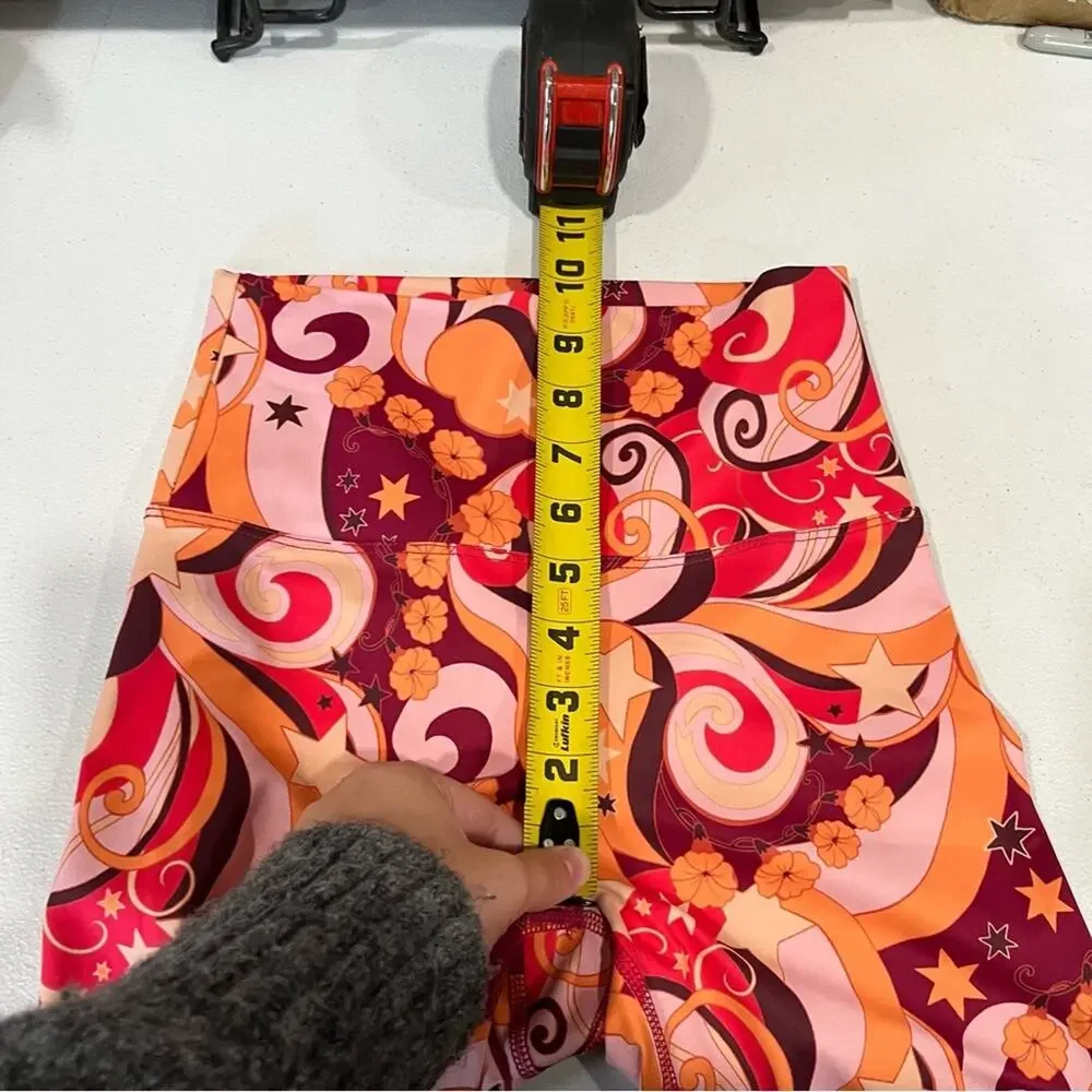 Beach Riot *FLAW Piper Printed Leggings Starbright Swirl Size Small